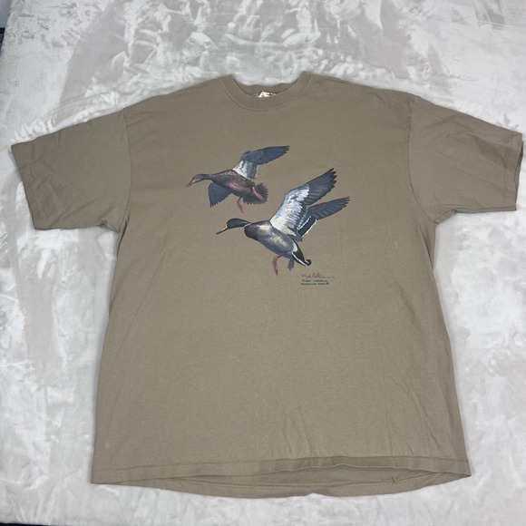 Vintage Wasatch Dry Goods Shirt Mens XXL Duck Wildlife Nature Hunting Cabin USA - Picture 4 of 10